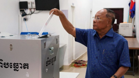 Hơn 9,7 triệu cử tri Campuchia đi bỏ phiếu bầu cử đại biểu Quốc hội (23/7/2023)