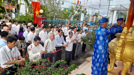 Tiền Giang: Sáng nay các xã, phường đồng loạt tổ chức giỗ Anh hùng, liệt sỹ (27/7/2023)
