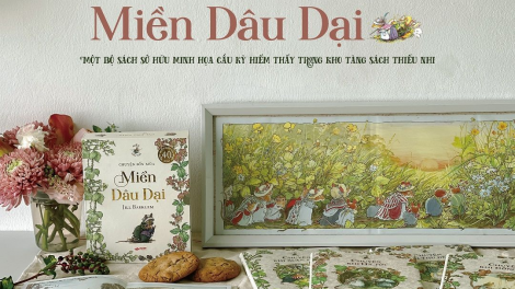 Cuốn sách “Miền dâu dại - Chuyện phiêu lưu” - hứa hẹn mang tới những trải nghiệm thú vị cho các em thiếu nhi. (16/8/2023)