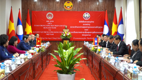 Lãnh đạo cấp cao Lào: Công tác dân vận có vai trò quan trọng đối với sự nghiệp xây dựng và phát triển của hai đất nước Việt Nam và Lào (9/8/2023)