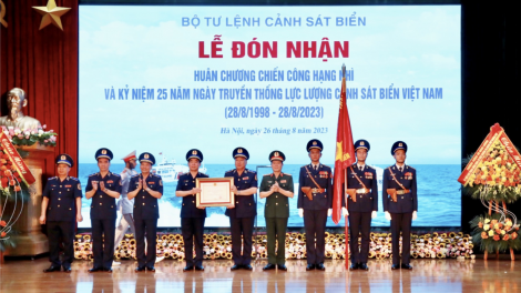 Cảnh sát biển Việt Nam: 25 năm khẳng định là lực lượng nòng cốt trong thực thi pháp luật trên biển (26/8/2023)