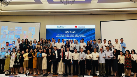 IOM hỗ trợ Chính phủ Việt Nam phát triển kỹ năng số cho lực lượng lao động, hướng tới một tương lai bền vững (25/8/2023)