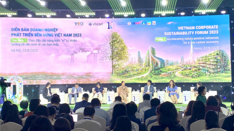 Diễn dàn Doanh nghiệp bền vững 2023: Cuộc đua xanh toàn cầu, từ chiến lược đến thực hành kinh doanh bền vững (23/8/2023)
