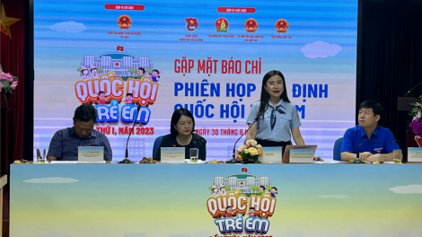 Phiên họp giả định “Quốc hội trẻ em” lần thứ I - năm 2023 sẽ diễn ra trong 2 ngày 9 và 10/9/2023 (30/8/2023)