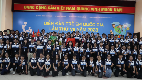 188 trẻ em tham dự Diễn đàn trẻ em quốc gia lần thứ 7 (06/08/2023)
