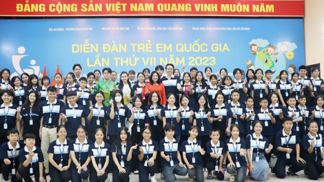 Diễn đàn trẻ em quốc gia năm 2023: Bảo vệ trẻ em trên môi trường mạng (8/8/2023)