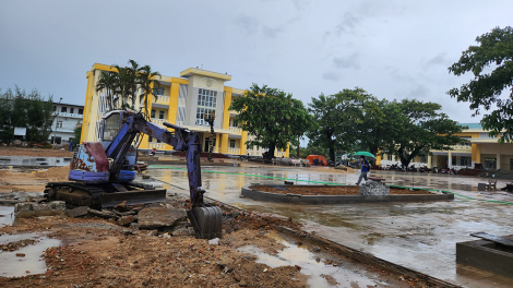 Quảng Ngãi khẩn trương sửa chữa trường lớp chuẩn bị năm học mới 2023- 2024 (23/8/2023)