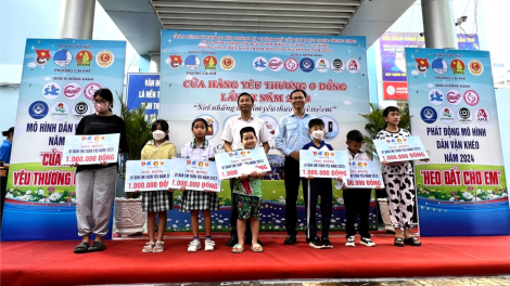 Cần Thơ: Ấm áp “Cửa hàng yêu thương 0 đồng” cho trẻ em khó khăn (05/8/2023)