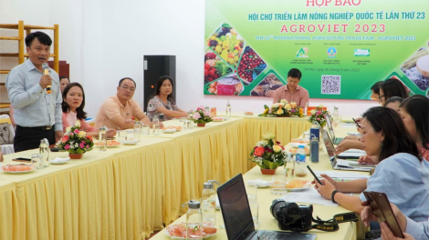 AgroViet 2023: Kết nối chuỗi giá trị, phát triển nông nghiệp sinh thái, bền vững (7/9/2023)