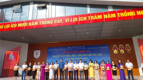 Phát động Cuộc thi Đại sứ Văn hóa đọc thành phố Hà Nội lần thứ III năm 2023 (25/9/2023)