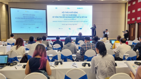 Khởi động Dự án “Đào tạo và mô phỏng hệ thống trao đổi hạn ngạch phát thải tại Việt Nam” (14/09/2023)