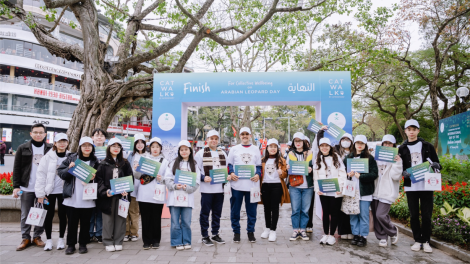 ĐSQ Ả Rập Xê-út tổ chức đi bộ ngoài trời Catwalk 2024 quanh hồ Hoàn Kiếm (28/1/2024)