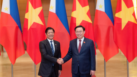 Chủ tịch Quốc hội Vương Đình Huệ hội kiến Tổng thống Philippines Ferdinand Romualdez Marcos Jr (30/01/2024)