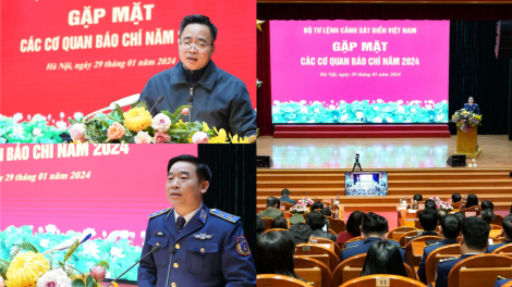 Báo chí tiếp tục đồng hành, đưa hình ảnh lực lượng Cảnh sát biển đến gần hơn với công chúng (30/01/2024)