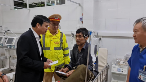 Đà Nẵng hỗ trợ nạn nhân vụ tai nạn giao thông trên cao tốc La Sơn - Túy Loan (23/1/2024)