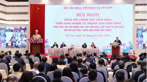 THỜI SỰ 18H CHIỀU 3/1/2024: Thủ tướng Phạm Minh Chính tham dự Hội nghị tổng kết công tác năm 2023, triển khai nhiệm vụ năm 2024 của Bộ VH-TT-DL.