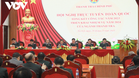 Tập trung thanh tra những lĩnh vực nhạy cảm, dễ xảy ra tham nhũng, tiêu cực (05/01/2024)
