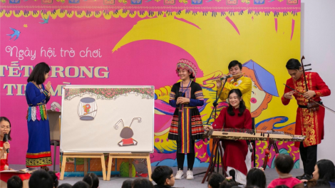 “Tết trong tim mình”- ngày hội văn hoá dân gian dành cho các bạn nhỏ (21/1/2024)