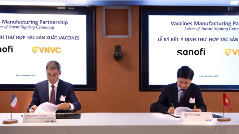 Thỏa thuận hợp tác sản xuất một số vắc xin của Sanofi tại nhà máy của VNVC ở Việt Nam (09/10/2024)