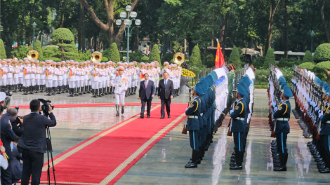 Thủ tướng Phạm Minh Chính chủ trì Lễ đón Thủ tướng Trung Quốc Lý Cường thăm chính thức Việt Nam (13/10/2024)