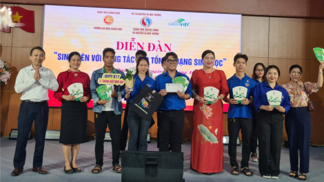 Diễn đàn Sinh viên với công tác bảo tồn đa dạng sinh học (26/10/2024)