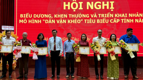 Bà Rịa-Vũng Tàu nhân rộng 9 mô hình dân vận khéo (18/10/2024)