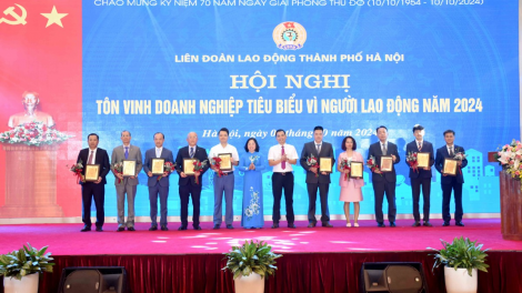 Tôn vinh 100 gương sáng kiến, sáng tạo và 10 doanh nghiệp tiêu biểu vì người lao động (02/10/2024)