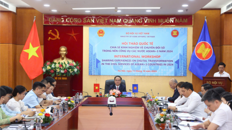 Kinh nghiệm chuyển đổi số trong nền công vụ ASEAN+3 (11/10/2024)