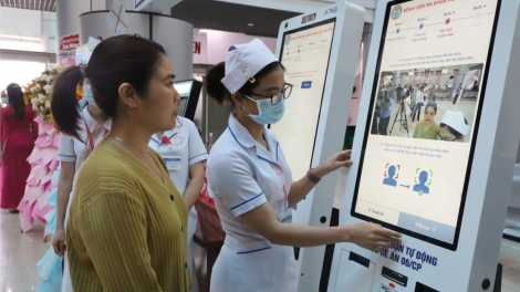 Đắk Lắk triển khai mô hình khám chữa bệnh sử dụng sinh trắc học, Kiosk tự phục vụ (30/10/2024)