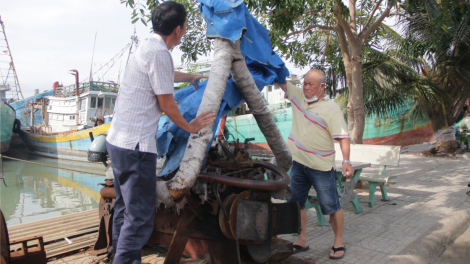 Gỡ khó cho tàu cá “lỡ” thay máy cũ (29/10/2024)