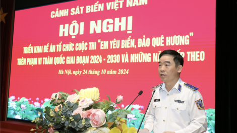 Cảnh sát biển Việt Nam triển khai Đề án Cuộc thi “Em yêu biển, đảo quê hương” (24/10/2024)