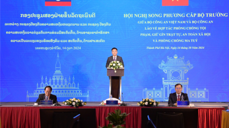 Hội nghị song phương cấp Bộ trưởng Việt Nam- Lào về hợp tác phòng, chống ma tuý (14/10/2024)