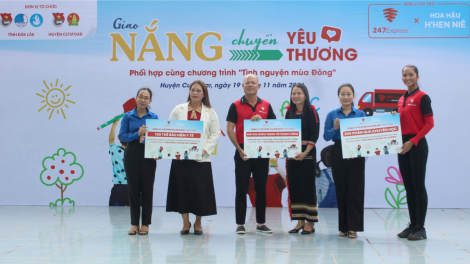 "Giao nắng chuyển yêu thương" về với thiếu nhi vùng khó Đắk Lắk (19/11/2024)