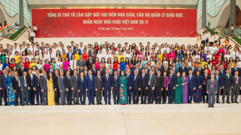 THỜI SỰ 12H TRƯA 18/11/2024: Tổng Bí thư Tô Lâm gặp mặt các Nhà giáo, cán bộ quản lý giáo dục nhân ngày Ngày Nhà giáo Việt Nam 20/11.