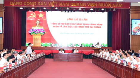 THỜI SỰ 18H CHIỀU 14/11/2024: Tổng bí thư Tô Lâm làm việc với lãnh đạo thành phố Hải phòng về kết quả thực hiện Nghị quyết Đại hội lần thứ 13 của Đảng.