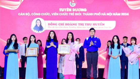 Tuyên dương cán bộ, công chức, viên chức trẻ giỏi thành phố Hà Nội (23/11/2024)