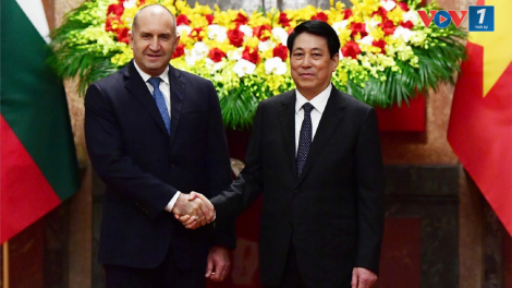 Chủ tịch nước Lương Cường chủ trì lễ đón chính thức Tổng thống Bulgaria Rumen Radev (25/11/2024)