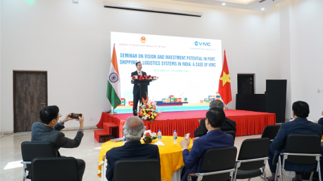 VIMC tìm kiếm cơ hội đầu tư, kinh doanh trong lĩnh vực cảng biển, logistic tại Ấn Độ (28/11/2024)