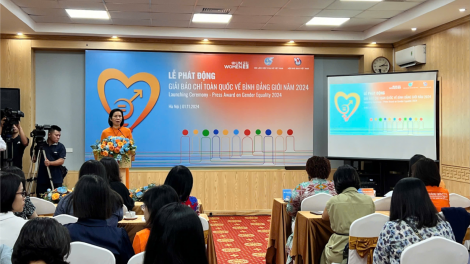Phát động Giải báo chí toàn quốc về Bình đẳng giới năm 2024 (01/11/2024)