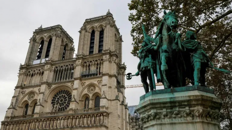 Sau 5 năm, tiếng chuông lại vang lên ở Nhà thờ Đức Bà Paris, Pháp (9/11/2024)