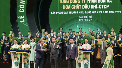 Đạm Phú Mỹ và NPK Phú Mỹ tiếp tục được công nhận là “Thương hiệu Quốc gia”
