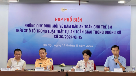 Ưu tiên bảo vệ trẻ em trên xe ô tô khi tham gia giao thông (15/11/2024)