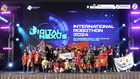 Đội tuyển Việt Nam tỏa sáng tại Robothon Quốc tế 2024 Thái Lan (24/11/2024)