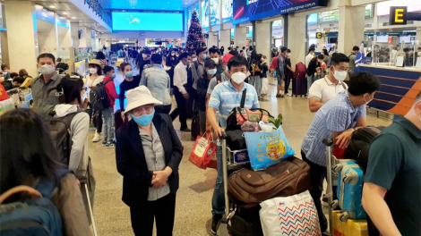 Hành khách lưu ý gì khi bay vào dịp Tết Nguyên đán tại sân bay Tân Sơn Nhất? (26/12/2024)
