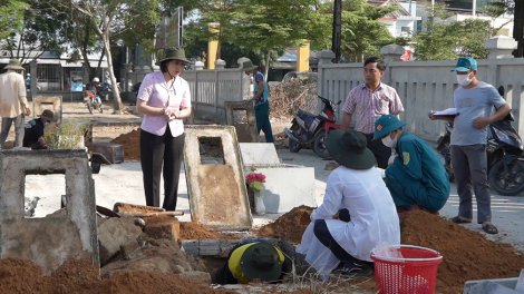 Quảng Ngãi: Lấy mẫu sinh phẩm xác định danh tính liệt sĩ (14/12/2024)