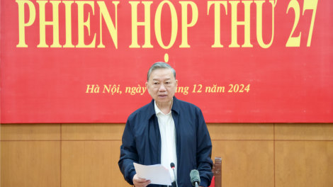 Tổng Bí thư: Triển khai quyết liệt toàn diện tạo chuyển biến mạnh mẽ đột phá trong công tác phòng chống lãng phí (31/12/2024)