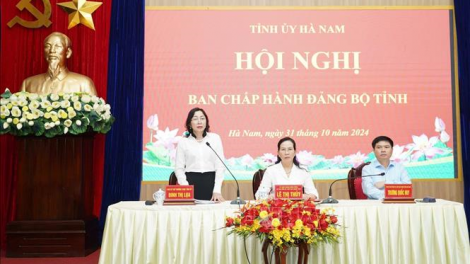 Đảng bộ tỉnh Hà Nam quyết tâm thực hiện thắng lợi Nghị quyết Đại hội nhiệm kỳ 2020- 2025.(03/12/2024)