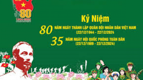 THỜI SỰ 6H SÁNG 22/12/2024: Kỷ niệm trọng thể 80 năm Ngày thành lập Quân đội nhân dân Việt Nam và 35 năm Ngày hội Quốc phòng toàn dân.