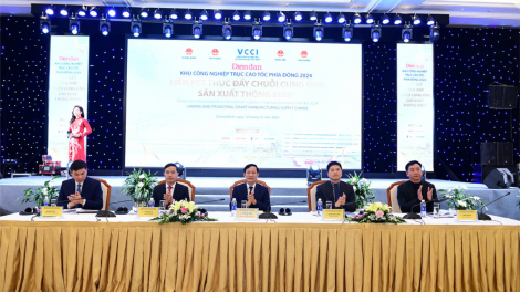 Diễn đàn KCN trục cao tốc phía Đông 2024: Thúc đẩy chuỗi cung ứng sản xuất thông minh (13/12/2024)