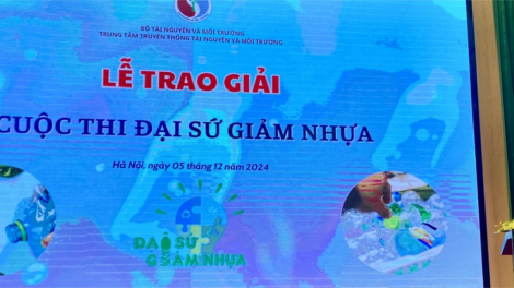 Trao giải Cuộc thi Đại sứ giảm nhựa năm 2024 (05/12/2024)